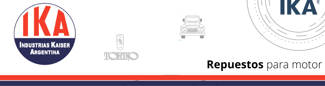 Repuestos Ika - Torino 7 bancadas - Torino 4 Bancadas - Jeep Estanciera - Jeep Willys - Jeep Gladiator - etc.